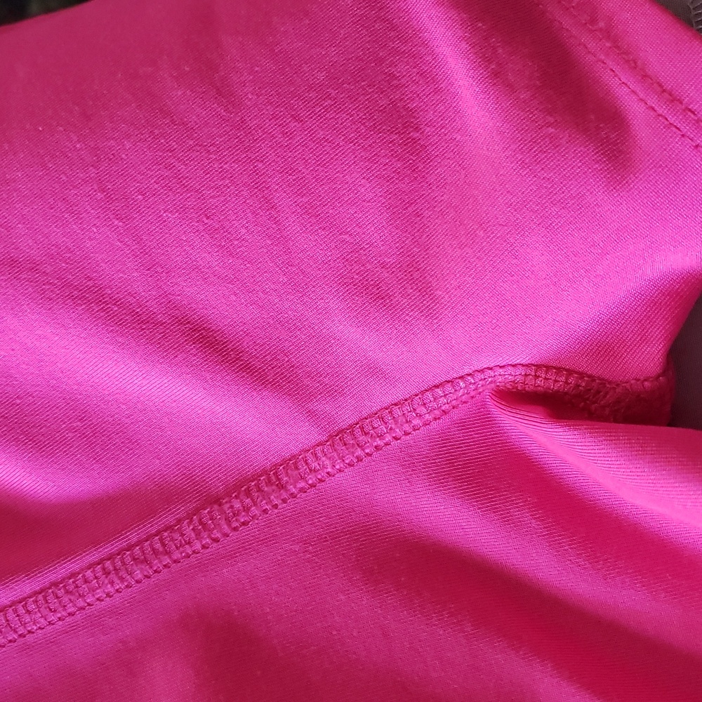 Reel Legends Girl's Swim Short - Hot Pink - Picture 5 of 6